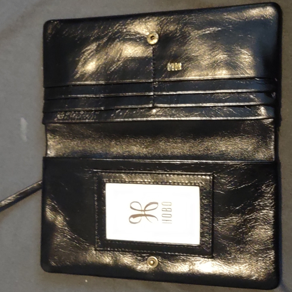 HOBO 100% Genuine black leather wallet